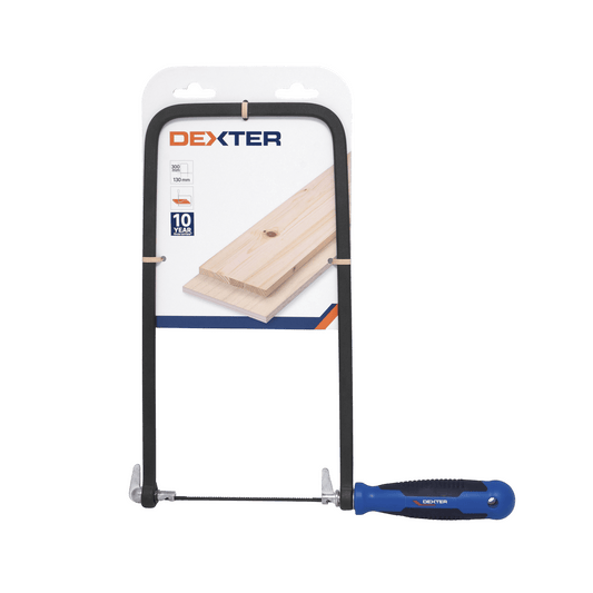 Dexter fretsaw frame, 130 mm, height 300 mm, for 14 tpi wood