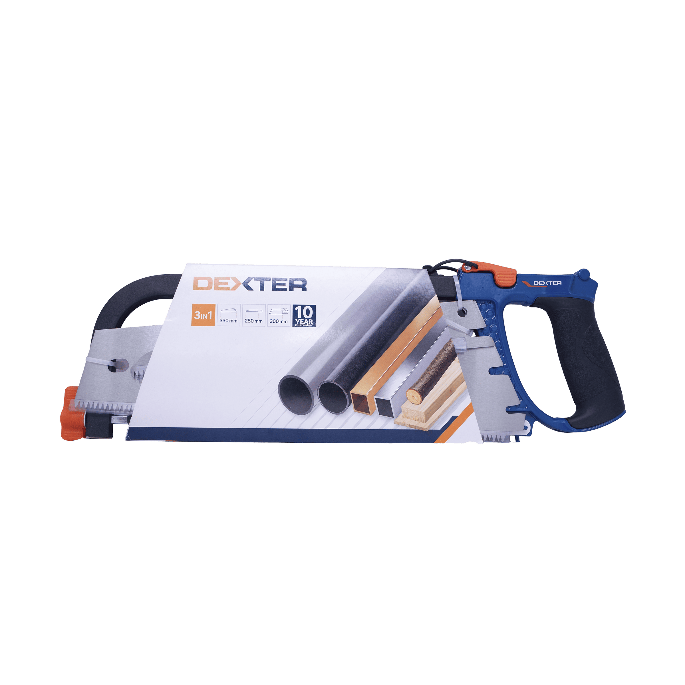 Dexter 300 mm 3-in-1 multi-purpose saw for wood, metal and plastic