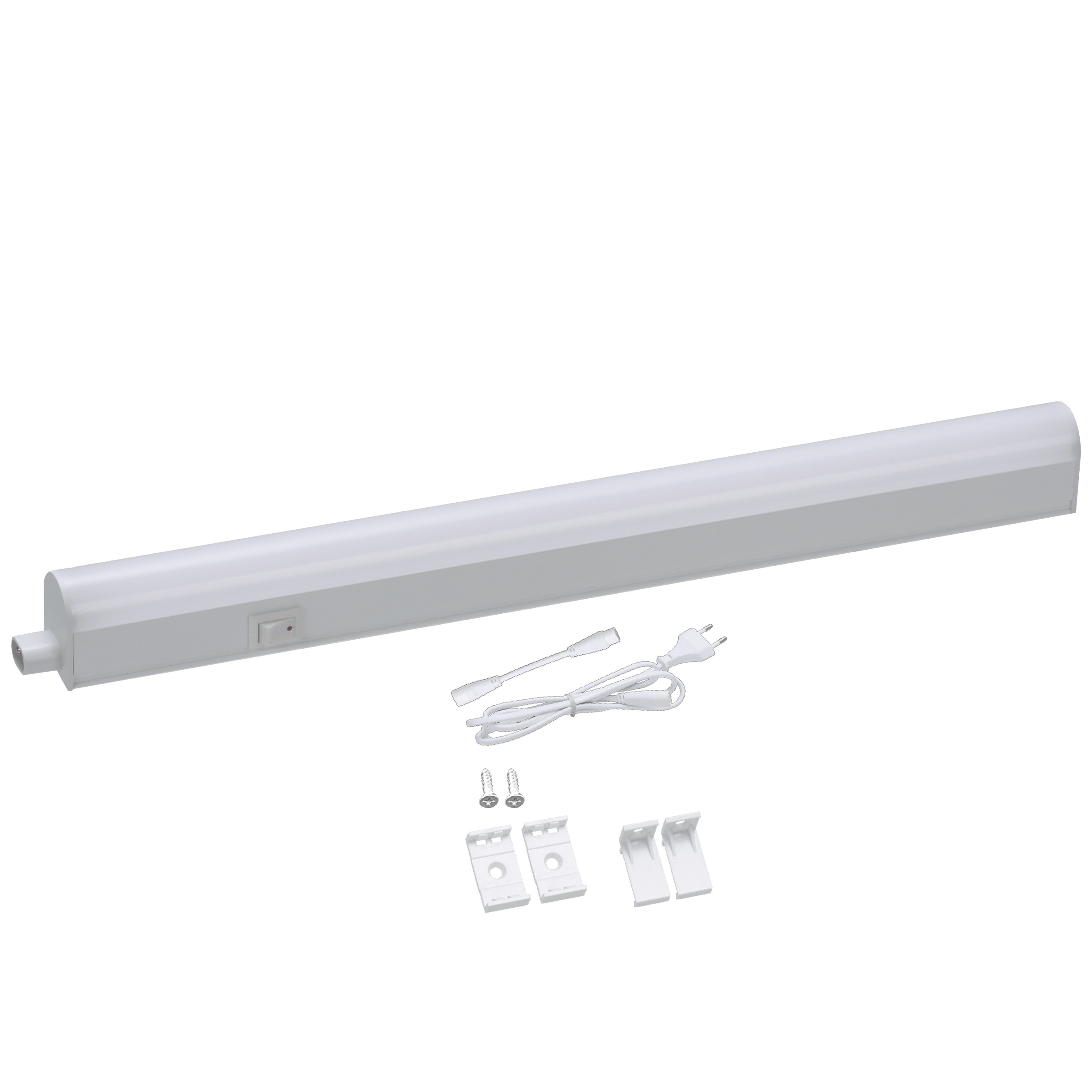 Moss under-cabinet light strip, white plastic, 31 cm, LED 4.5W, natural light