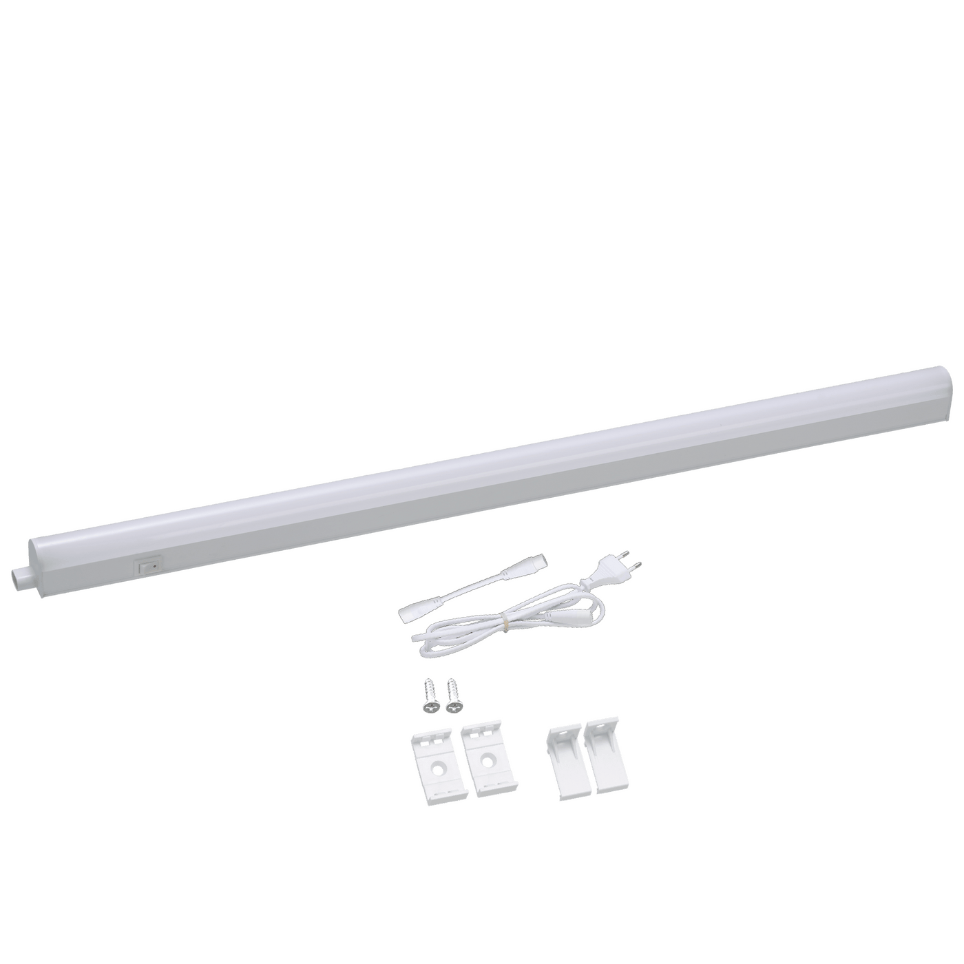 Moss under-cabinet light strip, white plastic, 115 cm, LED 15W, natural light