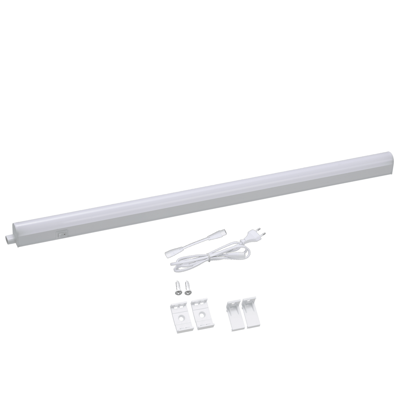 Moss under-cabinet light strip, white plastic, 85 cm, LED 10W, natural light