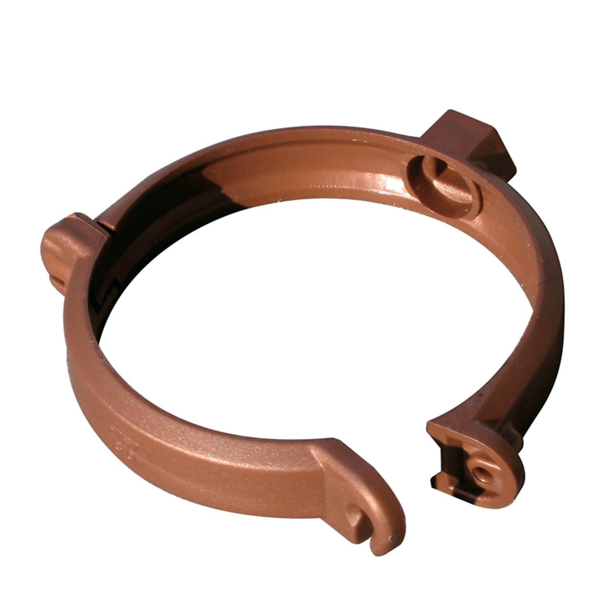 Bricocenter 3 COLLARS + COPPER-PLATED SCREW AND PLUG FOR DOWNPIPES DIA. 80 MM
