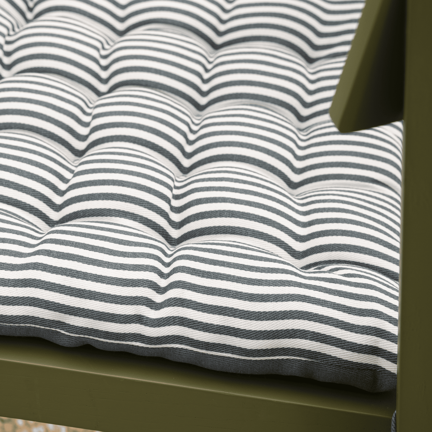 Lunor chair pad, blue, 40x40x5 cm