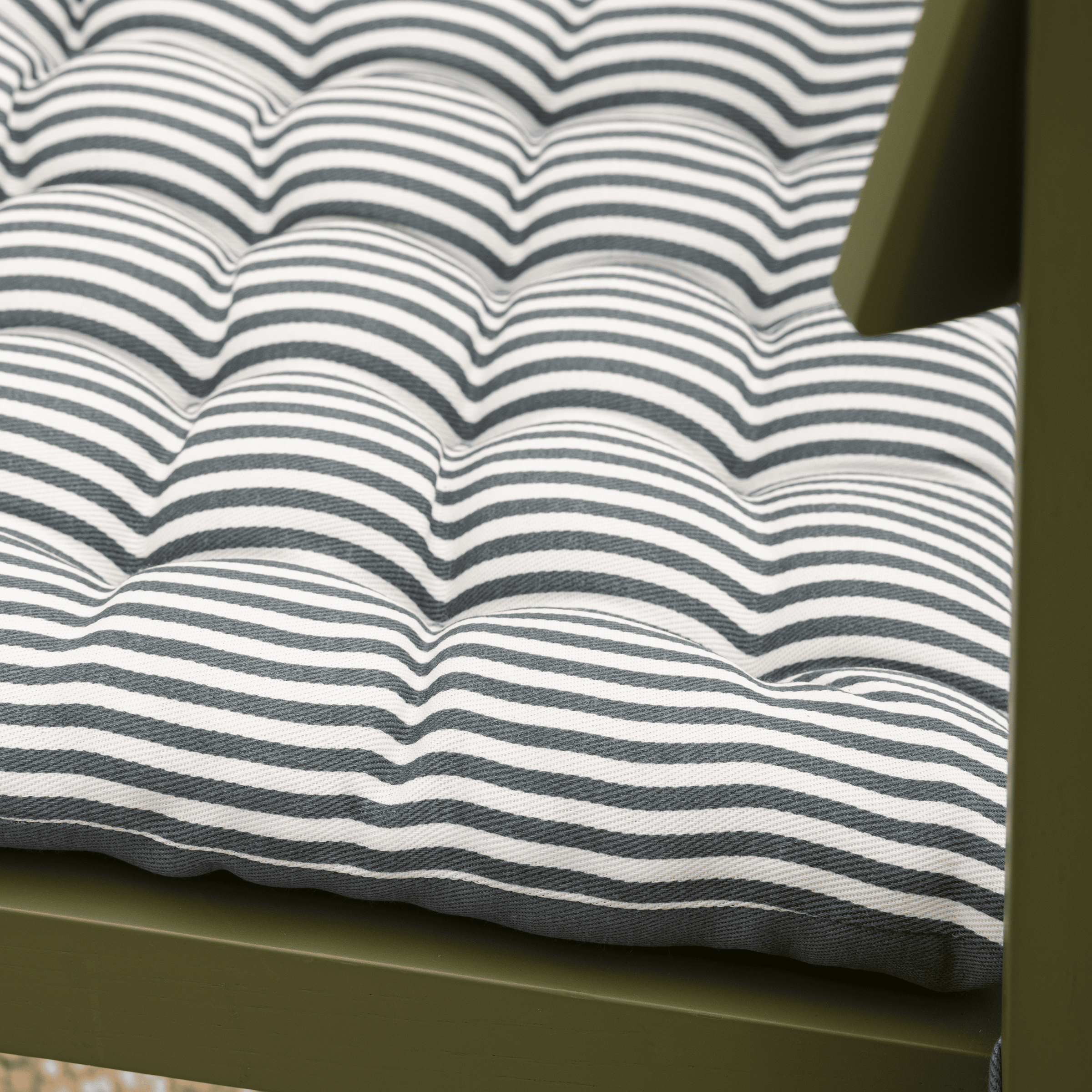 Lunor chair pad, blue, 40x40x5 cm