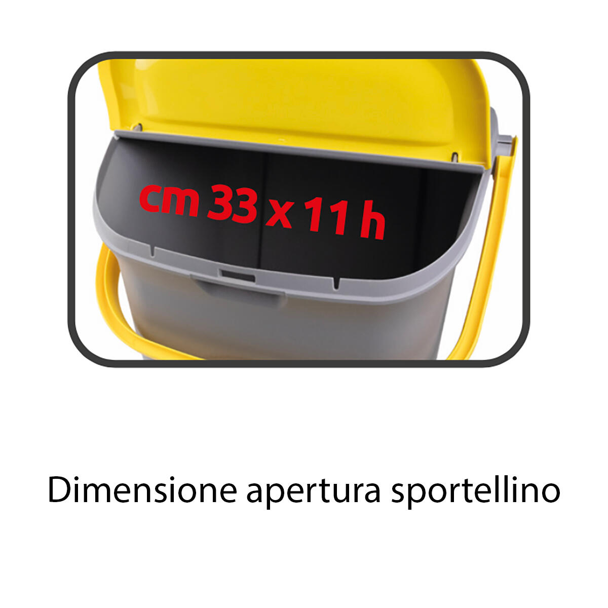 SET 3 VERTICAL DUSTBINS 28 LT ECO WAY ASSORTED COLORS
