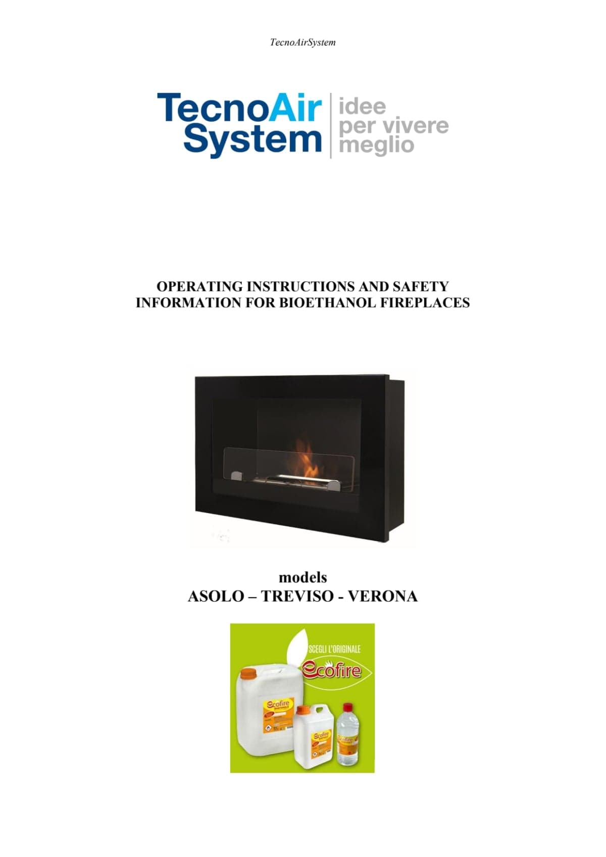 Bricocenter BIOCAMINO PARETE TREVISO BIANCO 450X650X180