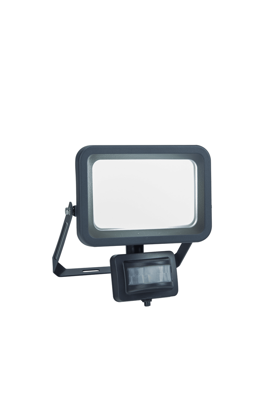 yonkers aluminium floodlight grey 18.9x7 cm led 30w cct light motion sensor