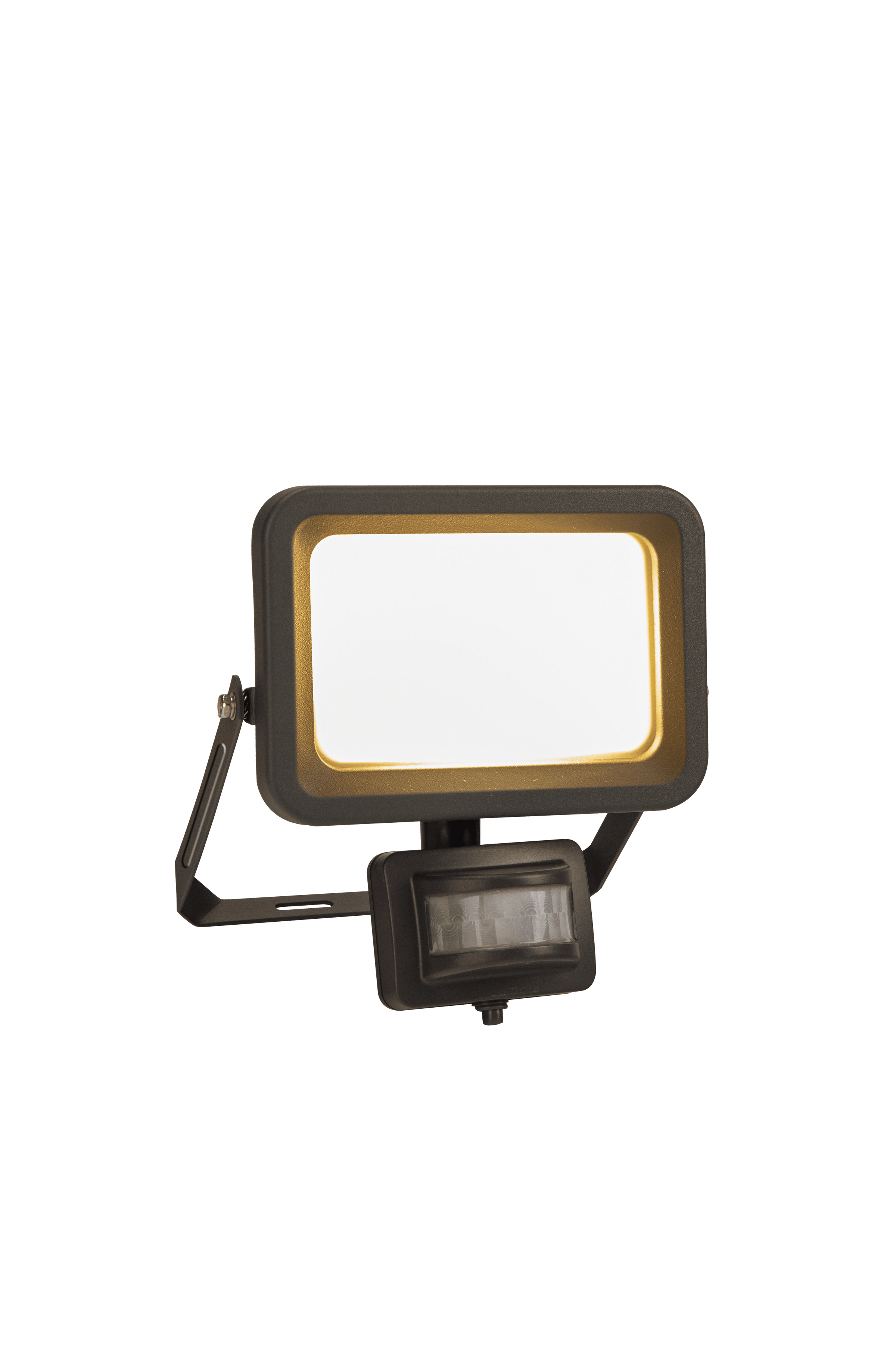 yonkers aluminium floodlight grey 18.9x7 cm led 30w cct light motion sensor