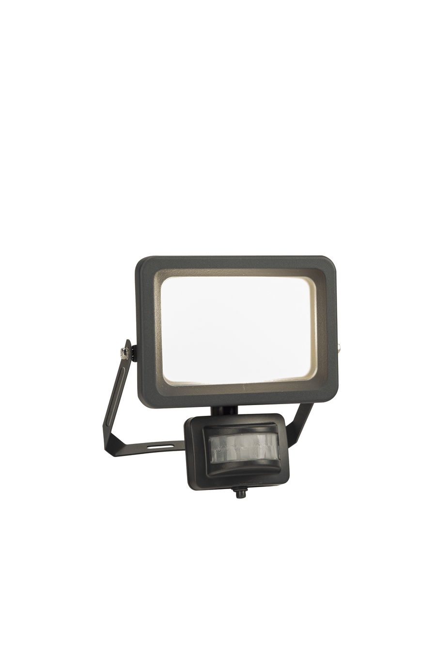 Yonkers aluminium floodlight grey 17.2x6.9 cm led 20w natural light with motion sensor