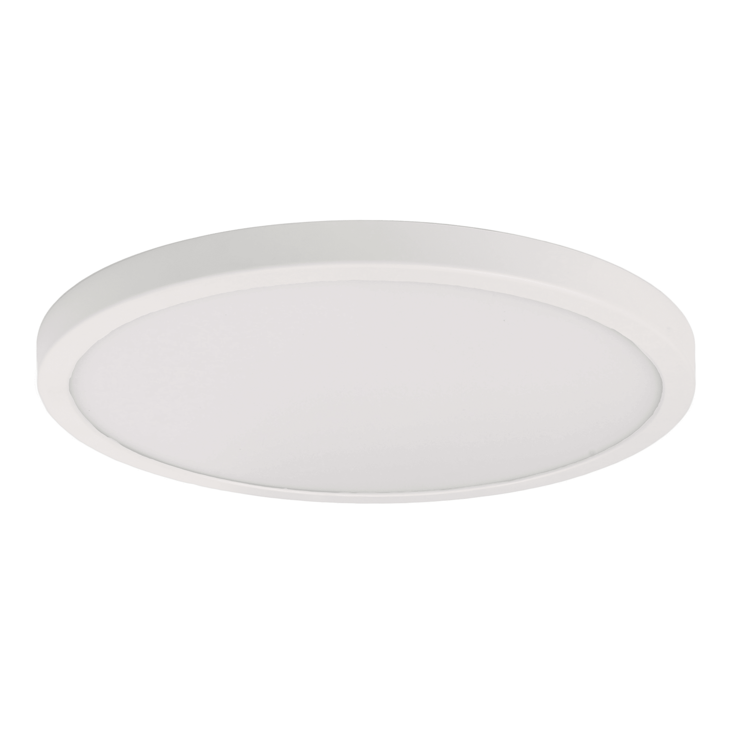 Sanoa white aluminium ceiling light, 30 x 2 cm, 28 W LED, dimmable colour temperature, IP44