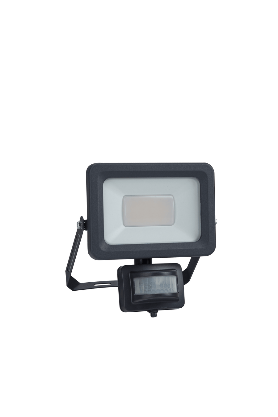 Yonkers aluminium floodlight grey 17.2x6.9 cm led 20w natural light with motion sensor