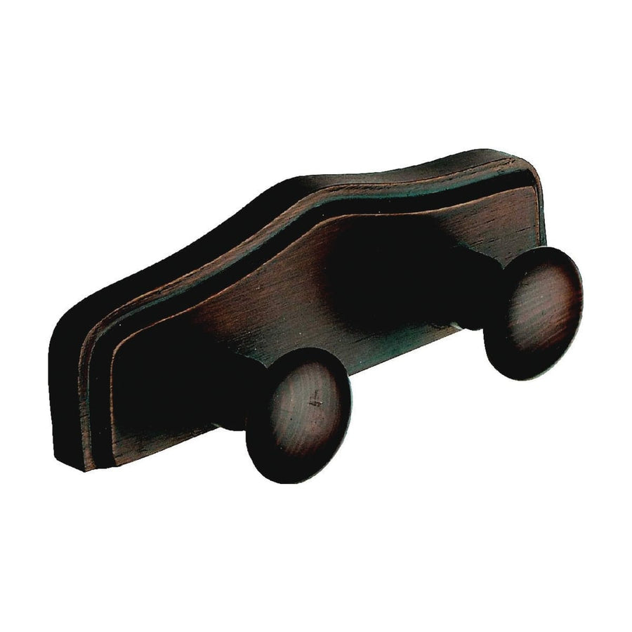 Bricocenter DOUBLE SCREW OR GLUE MATHILDE WOOD HANGER