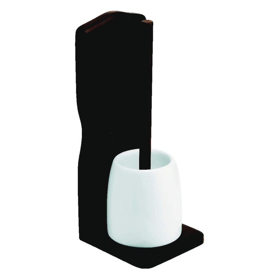 Bricocenter MATHILDE STANDING TOILET BRUSH HOLDER WOOD