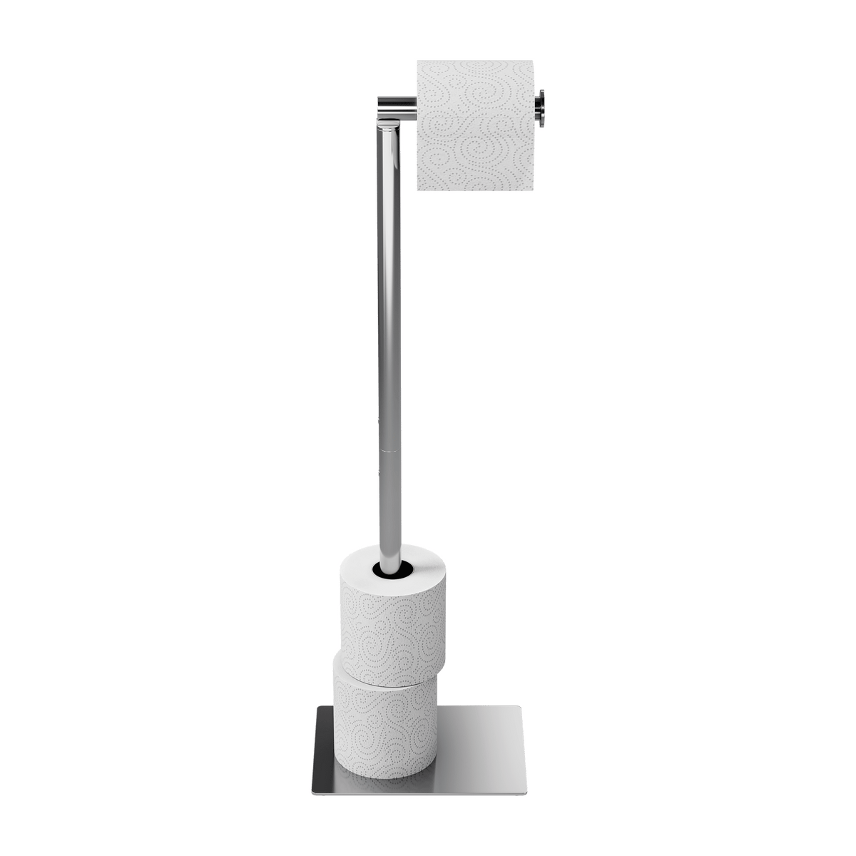 Piantana essential porta rotoli cromo