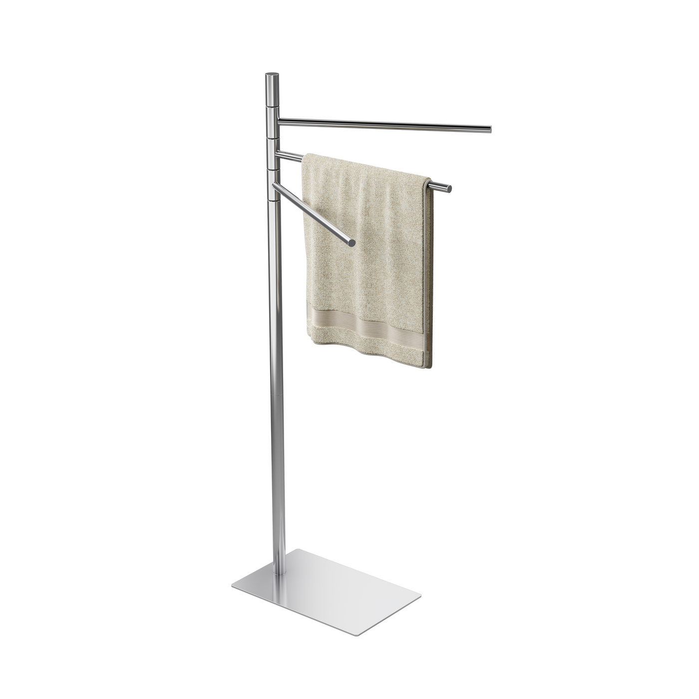 Piantana essential porta asciugamani cromo 3 bracci
