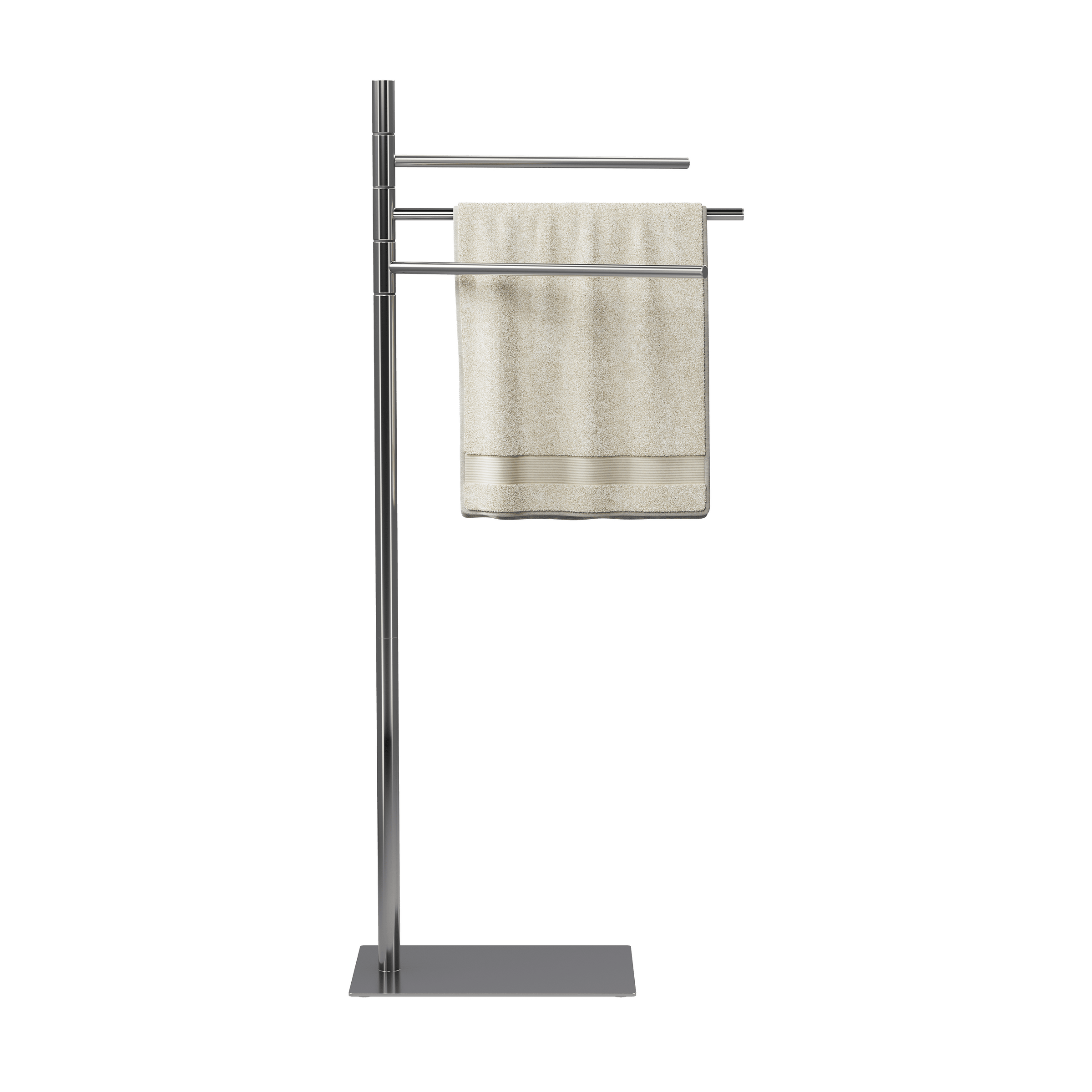 Piantana essential porta asciugamani cromo 3 bracci
