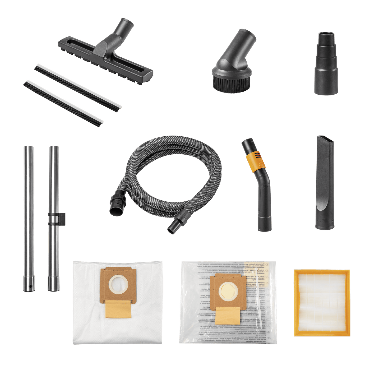 Bidone aspiratutto dexter pro 30l 1350w con capacita' per intonaco serbatoio in plastica