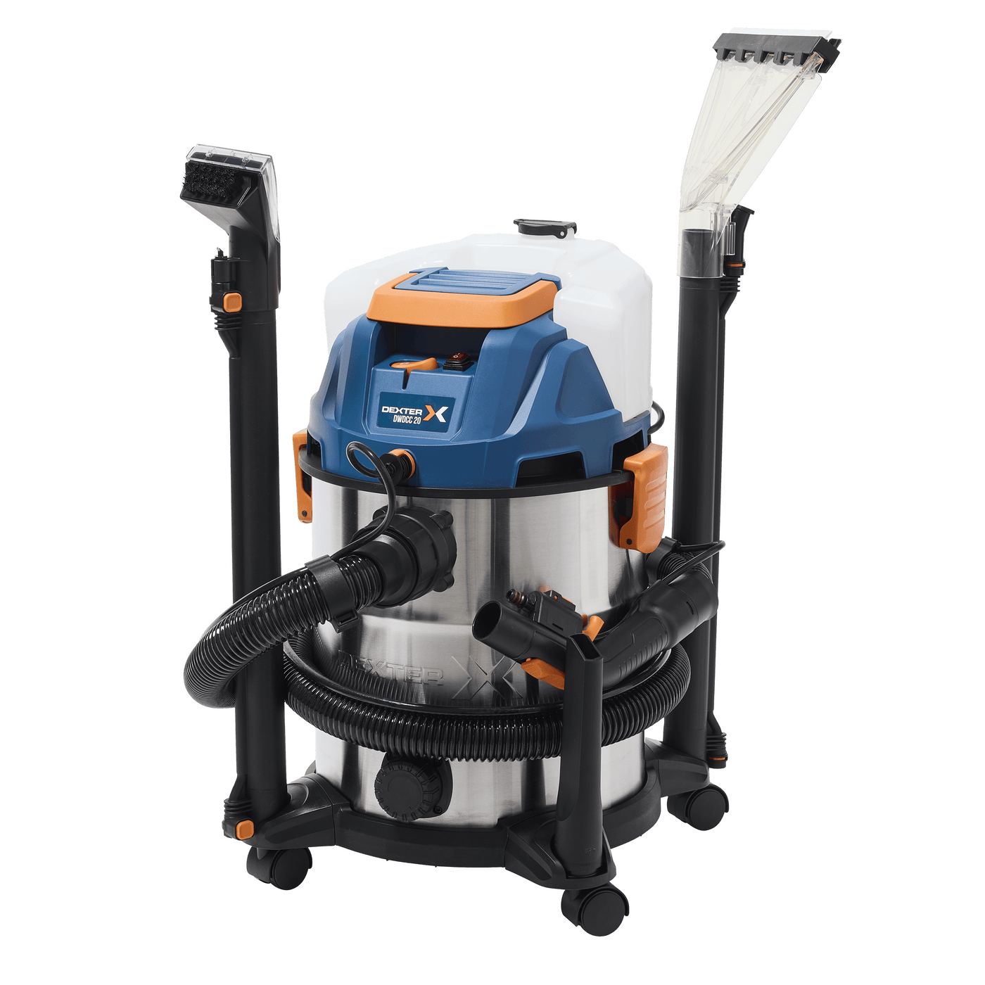 Dexter 3-in-1 20-litre 1600W all-purpose vacuum cleaner with stainless steel tank