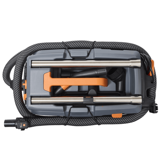 Dexter Pro 30-litre, 1350W all-purpose vacuum cleaner with a plastic tank capable of holding plaster
