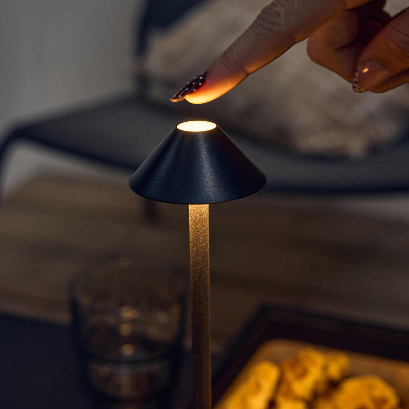 2 Pethip LED table lamps, IP54