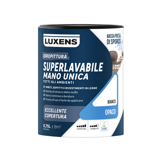 Luxens superwashable manounica white paint 750 ml