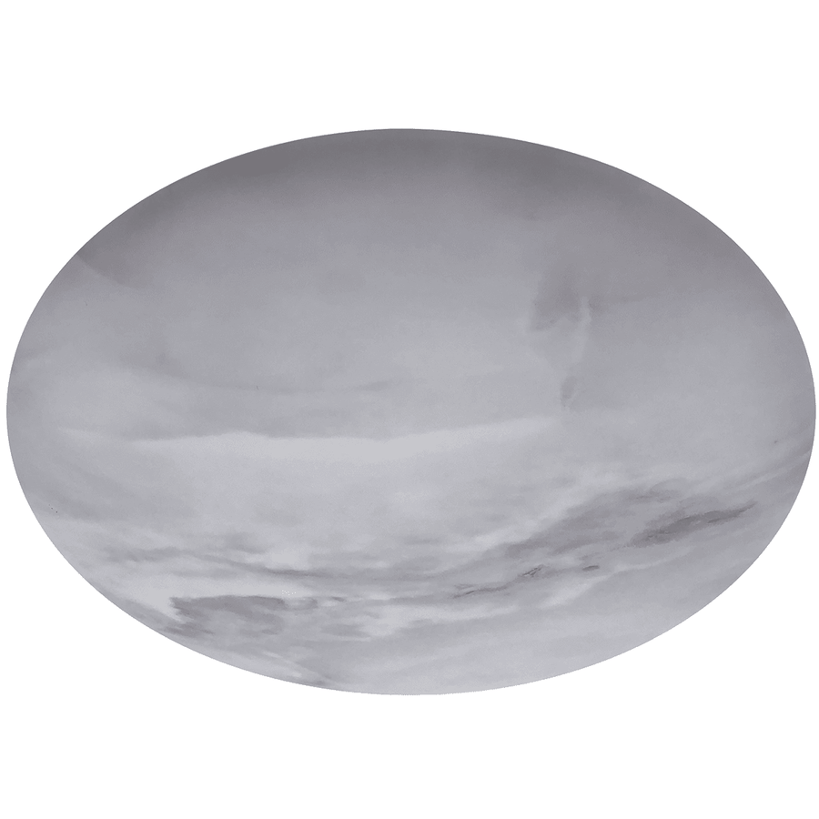 Ceiling lamp marble effect white d40 led 24w natural light