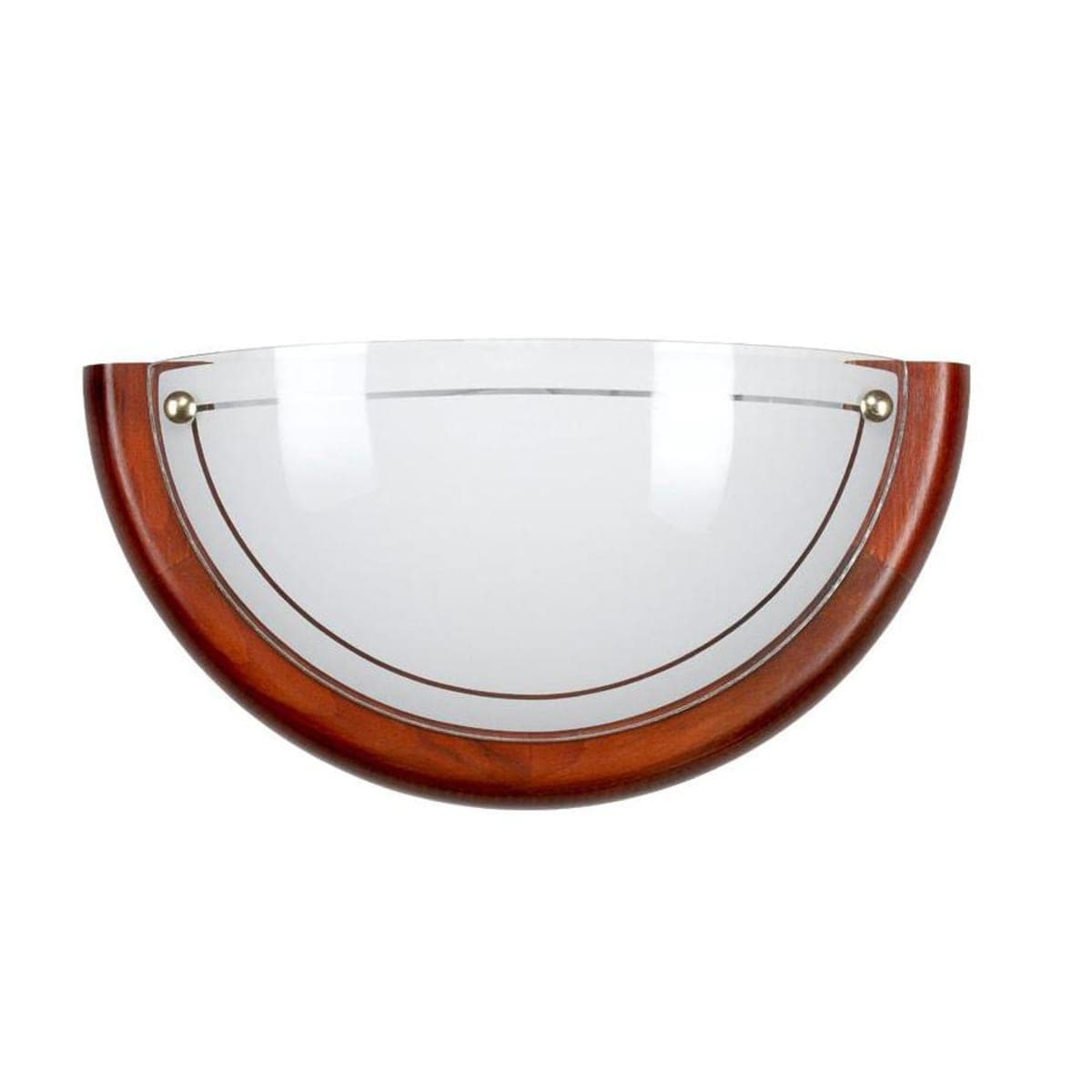 Bricocenter APPLIQUE RIGO VETRO E LEGNO 15X30 CM E27=60W