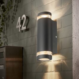 RUKA WALL SCONCE ANTHRACITE ALUMINUM 9.2X10