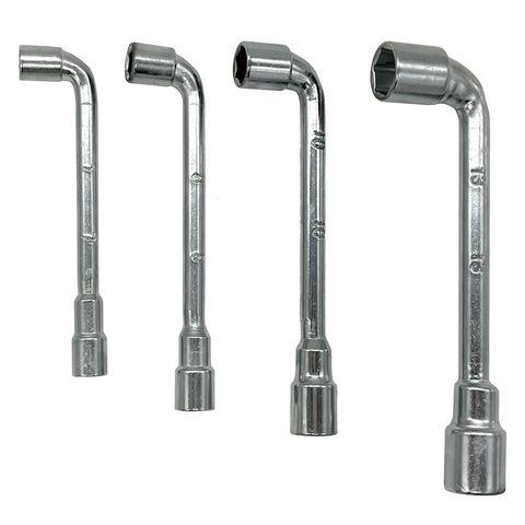 4-piece socket set: 7mm, 8mm, 10mm and 13mm