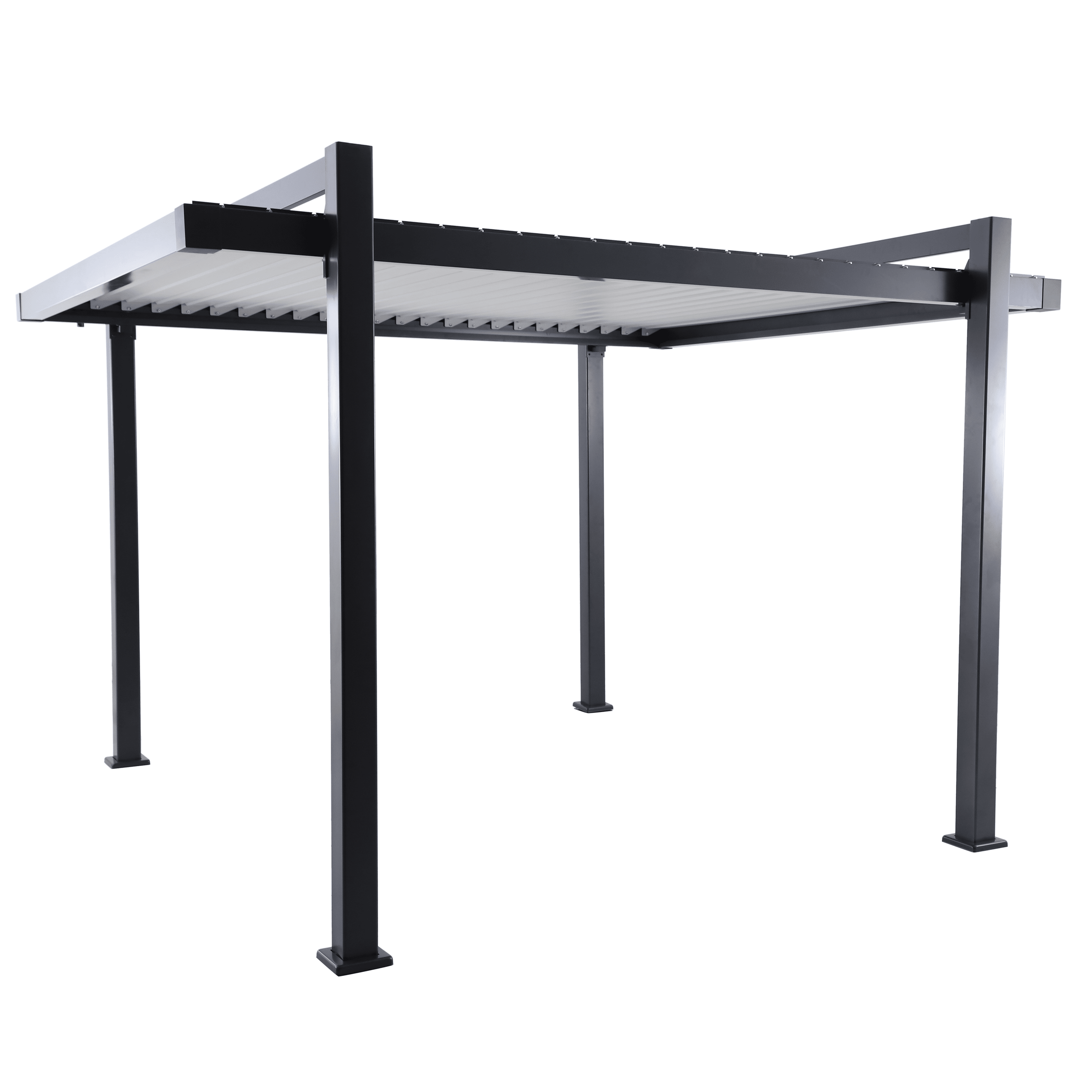 Clima Odyssea bioclimatic aluminium pergola, 320 x 358.5 cm, anthracite, Naterial