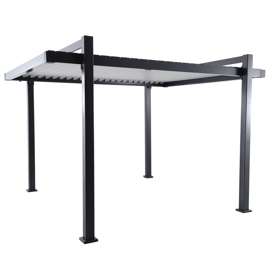 Clima Odyssea bioclimatic aluminium pergola, 320 x 358.5 cm, anthracite, Naterial