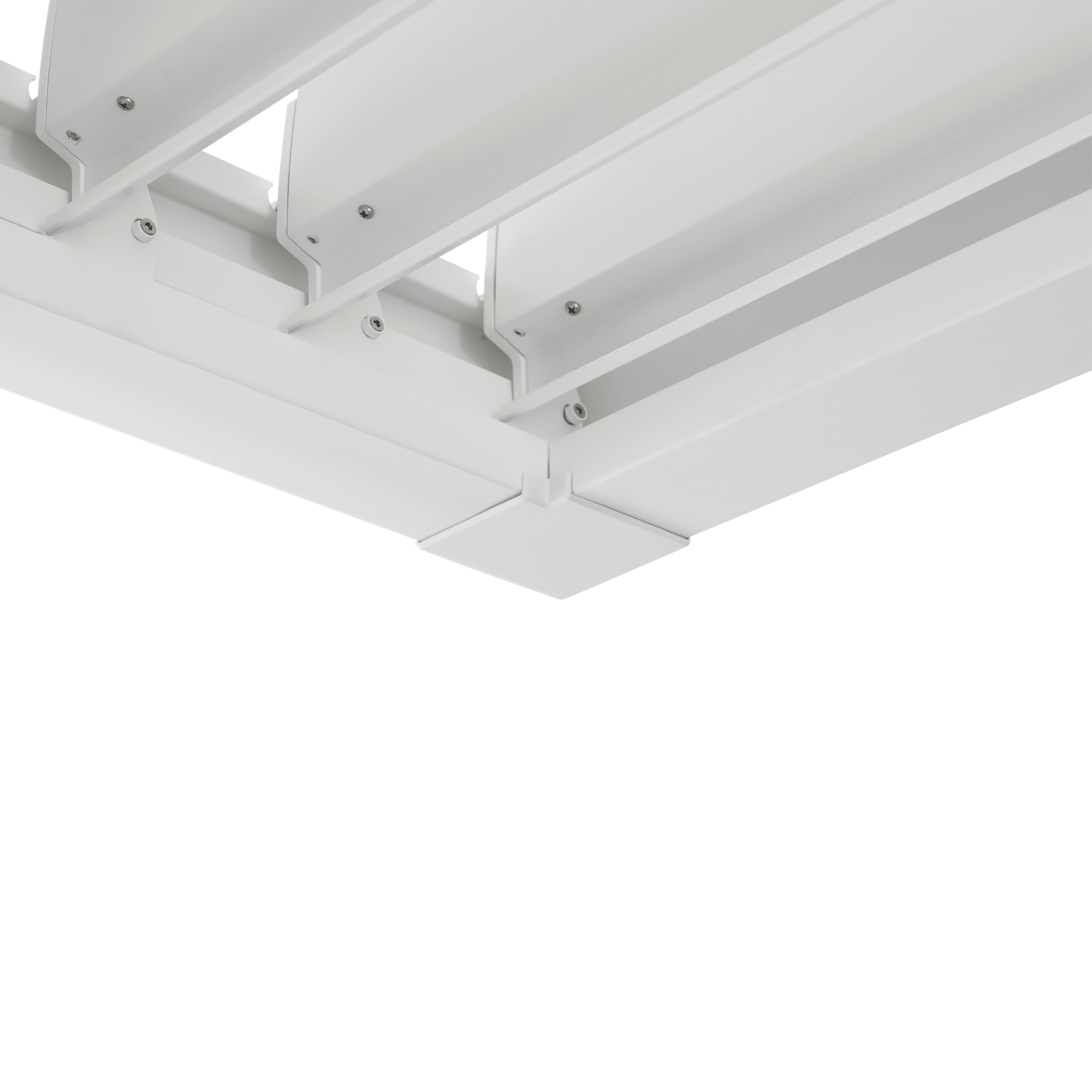 Clima Odyssea bioclimatic aluminium pergola, 320 x 358.5 cm, white Naterial