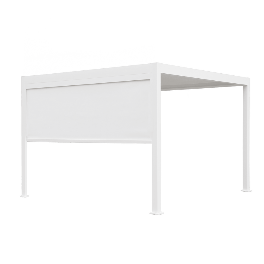 3-metre white ‘Clima Astra’ pergola awning