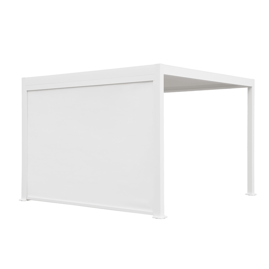 4-metre white side awning for the Clima Astra pergola