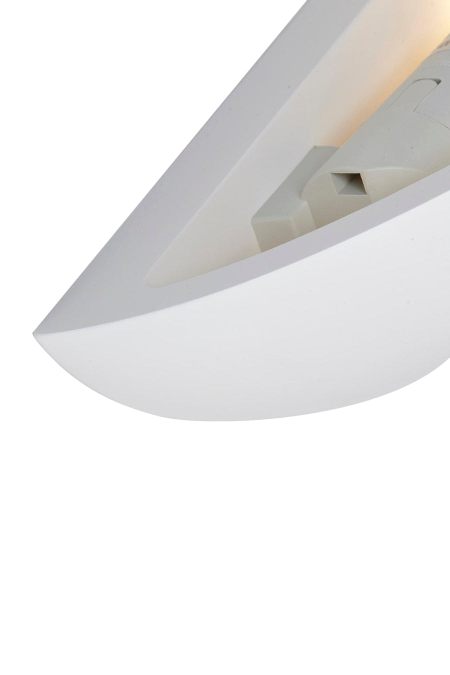 Bricocenter MORITZ WALL LIGHT PLASTER WHITE D31X12.5X9CM E27=28W