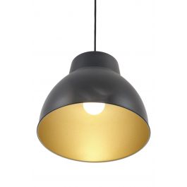 CHANDELIER HALF METAL BLACK D31 E27=60W