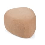 MONO Brown pouf, H 32 x W 52 x D 48,5 cm