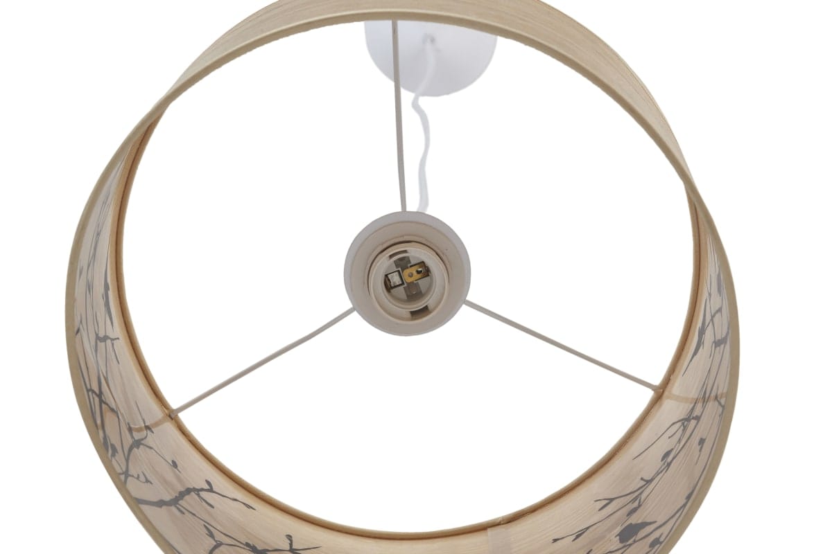 Bricocenter SHERWOOD CHANDELIER FABRIC BEIGE D30 E27=40W