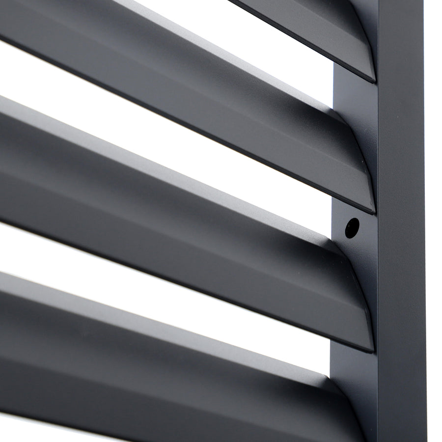 Side panel for the Clima Astra lean-to pergola 300/393, anthracite