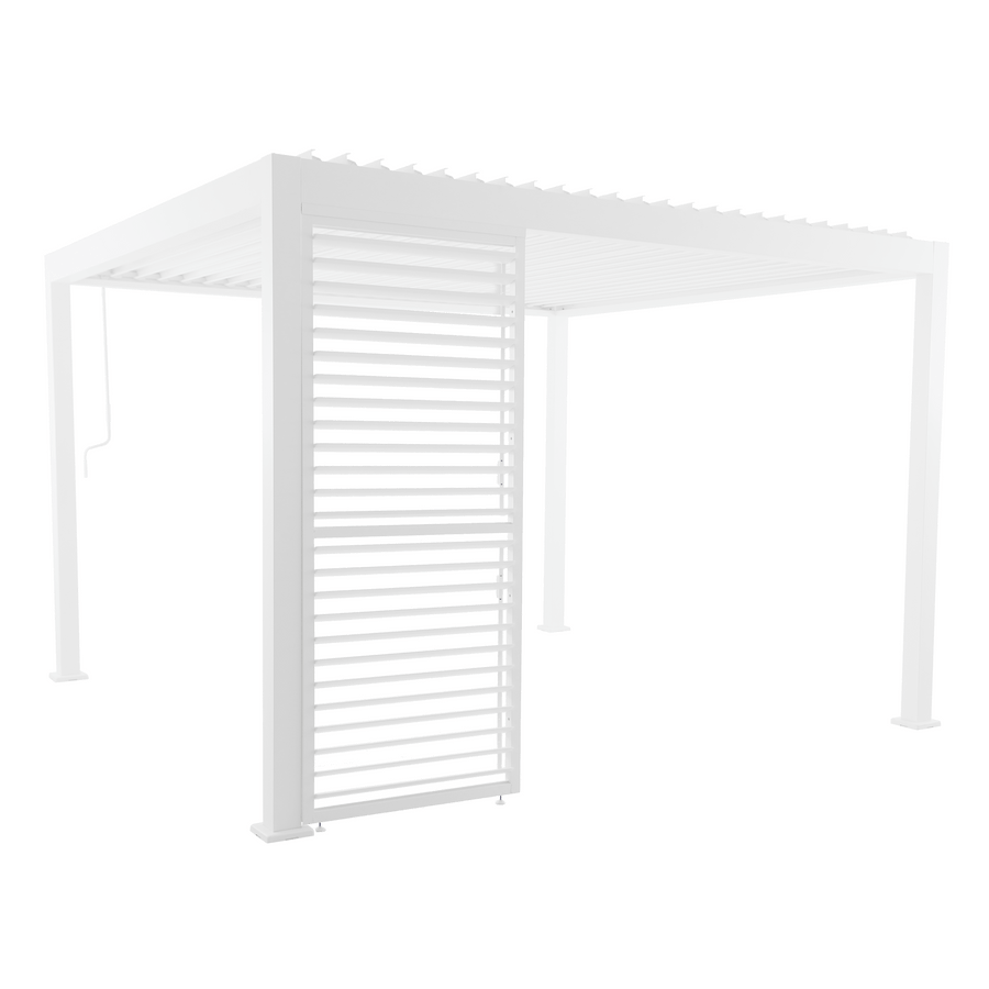 Side panel for the Clima Astra lean-to pergola, 300/393, white