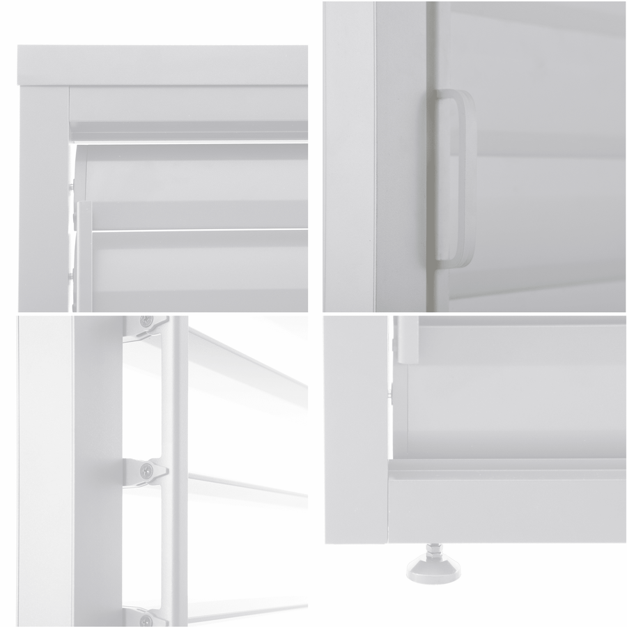 Side panel for the Clima Astra lean-to pergola, 300/393, white