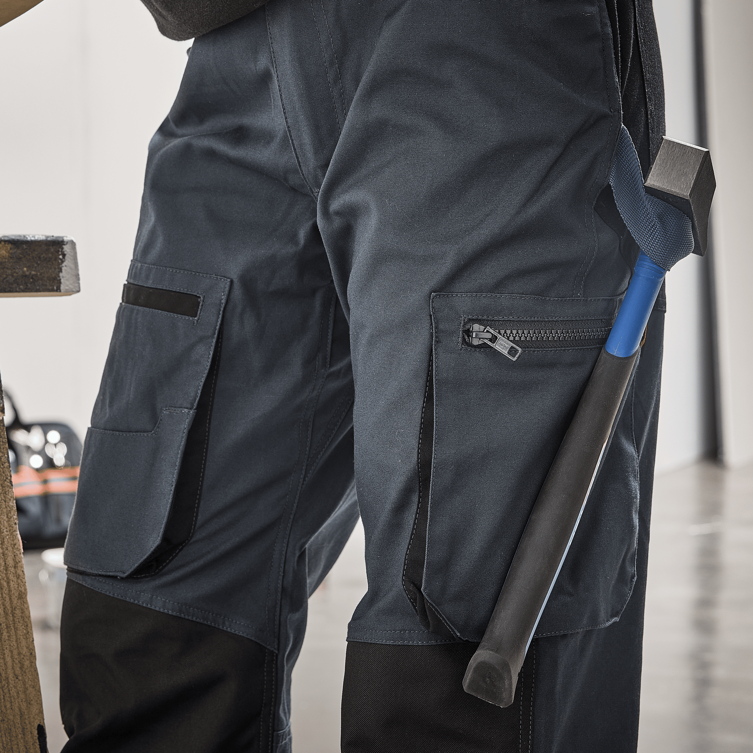Pantaloni dexter taglia xl grigio/nero