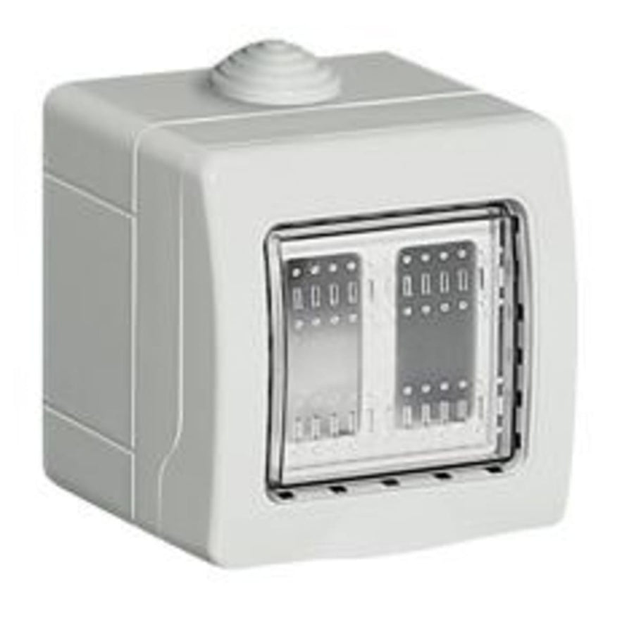 Bricocenter HYDROBOX 2 PLACES IP55 GREY