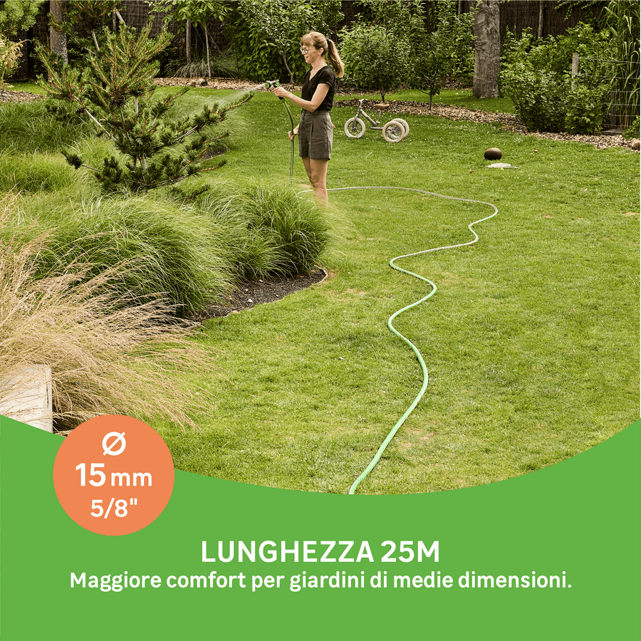 Tubo irrigazione aqualis diam. 15mm 25t + 5mt omaggio geolia