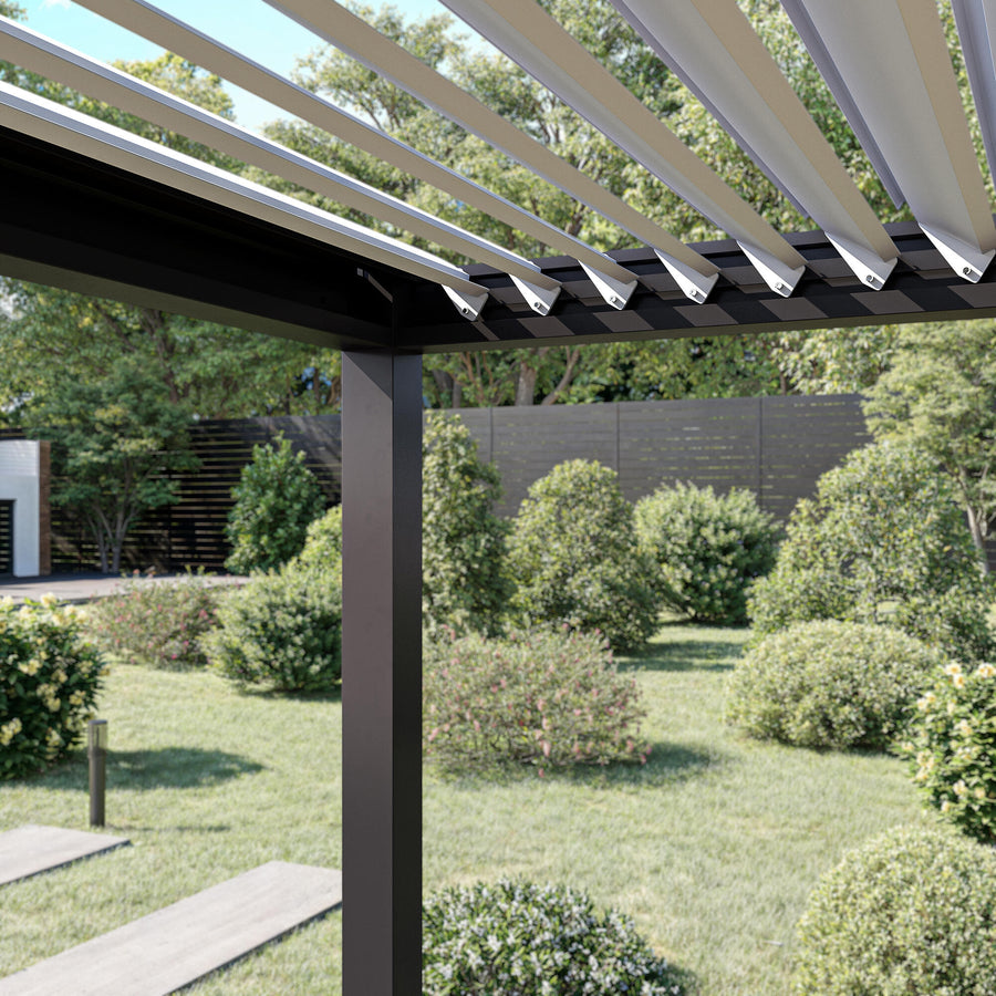 Clima Astra bioclimatic aluminium pergola, 300x393, anthracite, Naterial