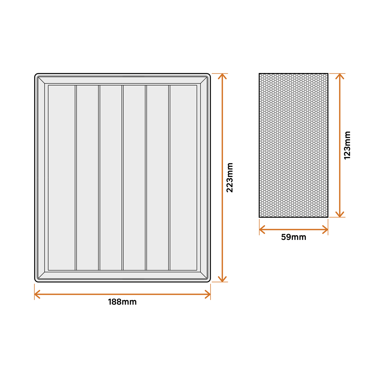 Dexter 30-litre vacuum cleaner filter kit.