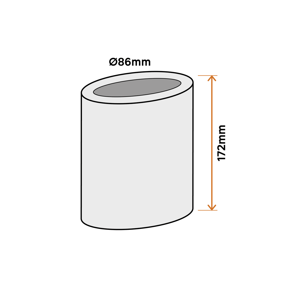 Foam filter for the Dexter Practyl VO1215PF 15-litre container