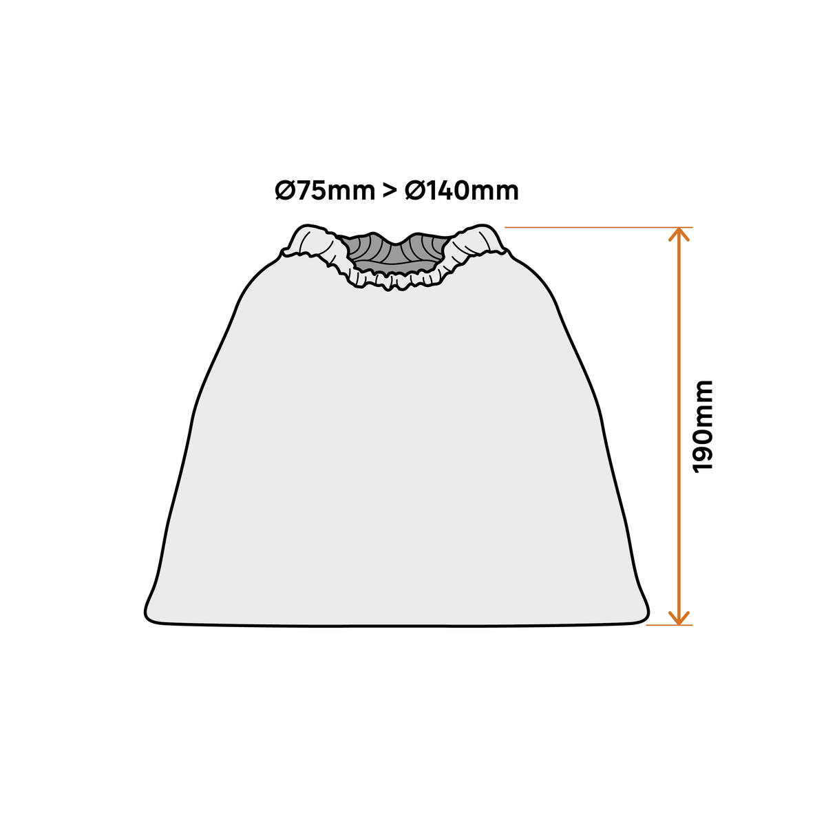 Filter for the Dexter Power Ash 20L ash vacuum cleaner