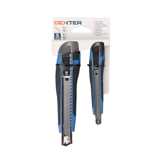 Set of 2 Dexter cutters, 9mm and 18mm