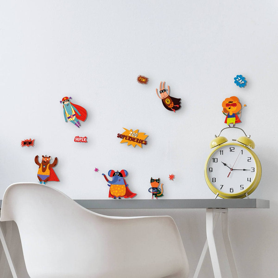 Bricocenter 3 LEVEL KIDS SUPER HEROES STICKER 30X30 CM